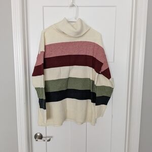 Staccato Multicolor Striped Turtleneck Sweater